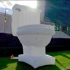 Advertising Giant White Inflatable Toilet Inflatable Close stool Model for Promotion