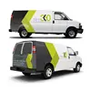 Custom pvc printing self adhesive vinyl matte glossy large car van warp sticker