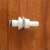 Miniature air hose release plastic quick disconnect hose fittings