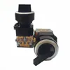 Dia 30mm 2NO 3 position rotary push button switch 120v