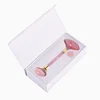 Custom logo white cardboard magnetic gift box packaging facial massager jade roller with EVA insert