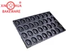 Industrial non-stick donut pan 32 multi-link cake mold of donut shaped metal carbon steel baking tray donut bakeware
