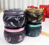 Print Round Metal Wedding Candy Box In Bulk Big Belly Candle Jars For Home