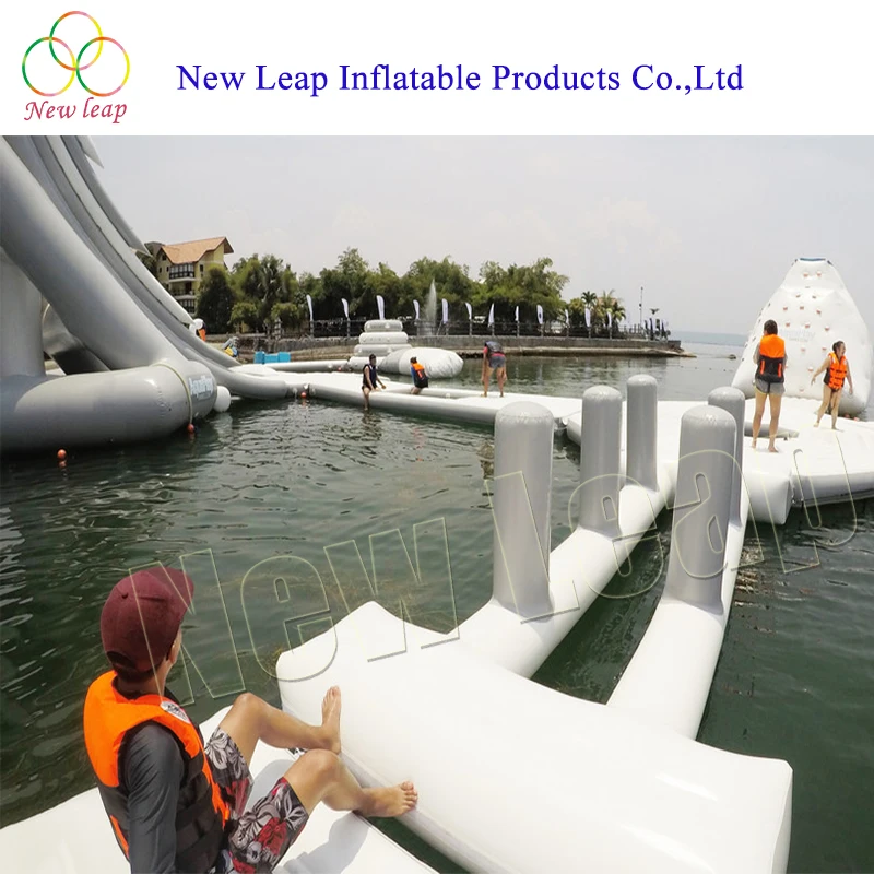 Hot Selling Outdoor Inflatable Exciting Floating Water Trampoline, Inflatable Water Trampoline Games For Sale