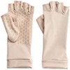 Summer Outdoor Sunblock Unisex Breathable Half Fingers Non Slip UV Protection UPF 50+ Sun Gloves for Pruning, Driving, Fishing