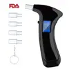 Digital LCD Display Mini Alcohol Tester Detector with Replacement Mouthpieces