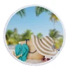 Ready to ship New Beach Design Customer Microfiber 150cm Printed Beach Towel