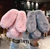 PUDINI hot selling pink plush toy frosted hard shell shockproof cellphone case for iphone xs max armor cover