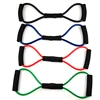 8 shape chest expander resistance loop exercise bands Yoga fitness pull up