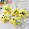 Cartoon plush cute star expression Pentagram Backpack car pendant kids gift doll