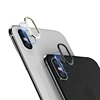 For iPhone X XS MAX 8 7 Plus Tempered Glass+Metal Rear Lens Protective Ring Camera Lens Screen Protector For iPhone XR iPhone XS