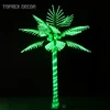 Street decoration LED artificial palm tree coconut outdoor playground light