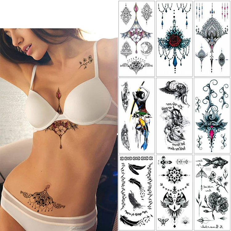 150 Tatuajes Ineditos Linear Unit El Pecho Gestation Mujeres Y Hombres Tatuajes En El Centro Del Pecho Mujer