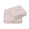350gsm paper square pink apparel underwear packaging mailer shipping custom gift box