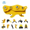 Excavator Mechanical Quick Hitch Hydraulic Coupler Double Safe Bucket Adapter