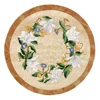 marble mosaic flooring medallions water jet patterns large round ceramic tile