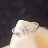 Wholesale Promotion Gift Open Adjustable 12 Zodiac Rings Constellations 925 Sterling Silver Jewelry Ring Women And Girls