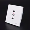 DC 2\/3\/4 Ports USB 5V 3.1A Electric Wall Charger Dock Station Socket Power Outlet Panel Plate Switch Power Adapter Plug