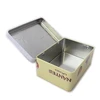 Rectangular Customized Printed Small Gifi Tin Box with Hinged Lid