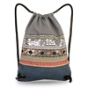 Factory supply customizable colors pull string backpack drawstring tote bag