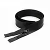 Factory high quality wholesale bag accessories black custom airtight waterproof zip plastic pvc zipper for clothes