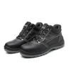 ANT5 industry embossed leather upper pu outsole mining safety shoes safety boots with OEM brands