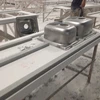Gray acrylic solid surface modern kitchen countertop design artificial marble quartz stone vanity top