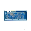 Exported around the world 94vO 4L Custom made Multilayer printing circuit board blue solder mask gold finger pcb circuit board
