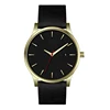 New design private label 316l stainless steel men wrist watches gold case with date