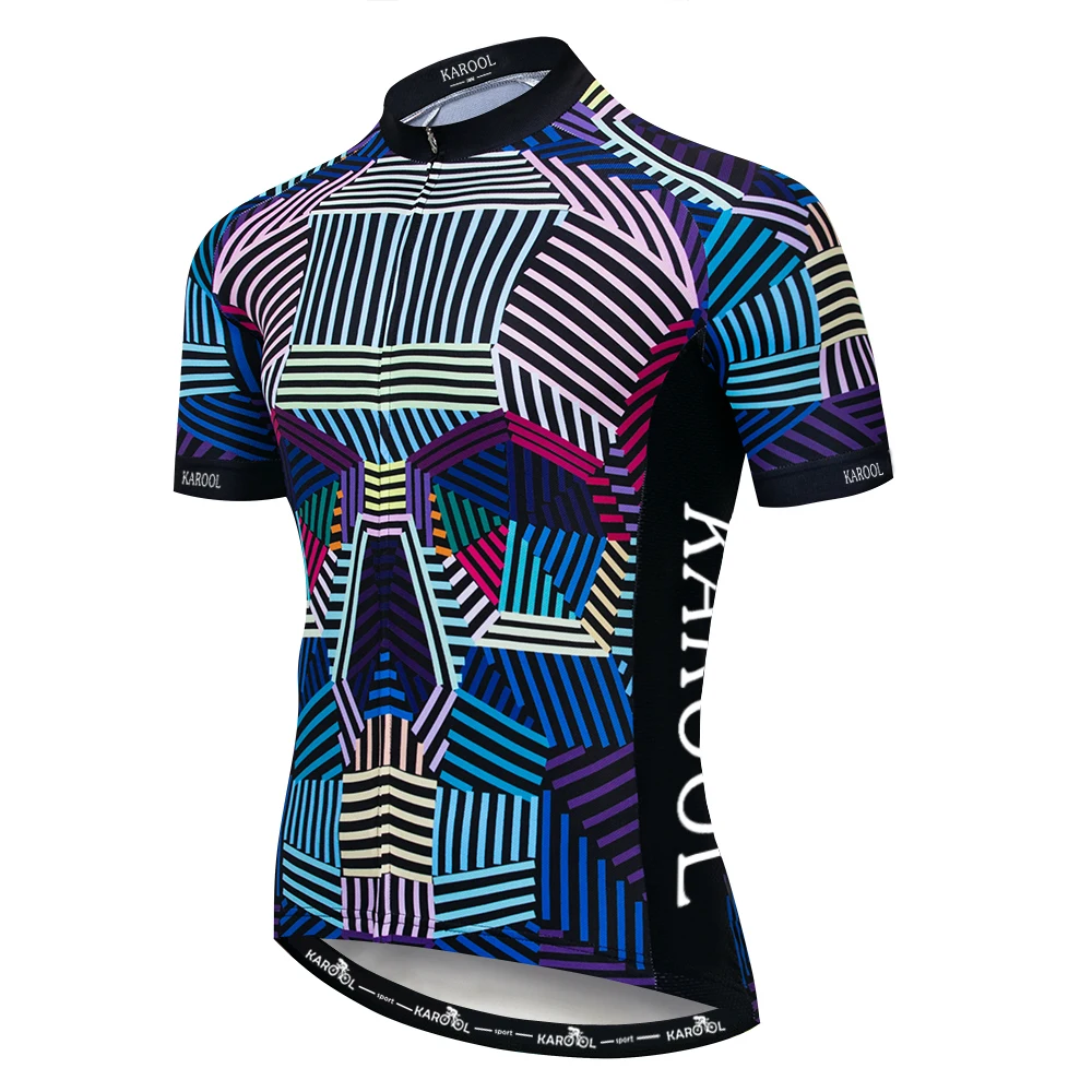 
Karool New Arrival Summer Short Bike Jersey 100% Polyester Man Cycling Dress 