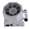 Mini Portable 8 RGBW Patterns Projector Beam Sound Activated Music DJ Party Lights