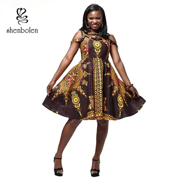 sleeveless kitenge dress