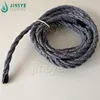 black white mixed color twisted electrical cable roll china fabric cable textile