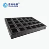 PP Black Plastic Food Chocolate Insert Tray With Divider