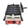 professional snack hotel equipment automatic ice cream filling Fish Shaped Cake Making Machine Open Mouth Taiyaki waffle maker