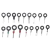 Universal Car tire tool 18PCS Car Plug Circuit Board Wire Terminal Connector Crimp Pin Back Needle Remove Tool