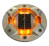 waterproof highlight warning light Solar cast aluminum four side road stud