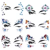 Fashion face gems rhinestones makeup eyes body crystals glitter festival sticker for party
