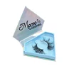 OEM Premium Diamond Shape Custom Eyelash Packaging Box for 25mm Real Mink Lashes