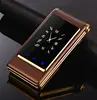 Original unlocked Touch screen dual screen flip mobile phone A15 dual sim Cheap Senior Mobile Cell Phone Elder Clamshell