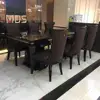 large dining table 8 seater dining table set wooden top for dining room furniture
