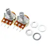 5PCS WH148 3pin Linear Potentiometer 15mm Shaft With Nuts And Washers B100K