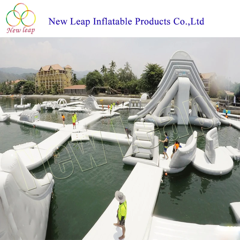 Hot Selling Outdoor Inflatable Exciting Floating Water Trampoline, Inflatable Water Trampoline Games For Sale