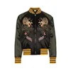 OEM Men 2019 Design Black Embroidered Dragon Bomber Jacket