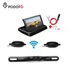 Podofo 4.3'' Car Rear View Camera Foldable Monitor Camera Kit for RV Bus Truck