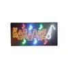 Hidly 12*24 Inch Super Bright KARAOKE LED Open Sign Indoor Advertising Acrylic LED Sign for KARAOKE Store