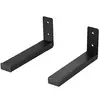 Customized universal speaker heavy duty steel angle wall mount shelf holder