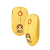 Tiger eight rabbit Computer Mute Mouse 2.4G 1600Dpi Yellow Wireless