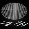 stainless steel basket and trays galvanized bbq grill net high manganese steel crimped wire mesh
