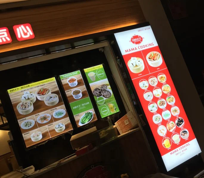 Restaurant Menu Board Led Lighting Advertising Light Box Restaurant Menu Board Led Lighting